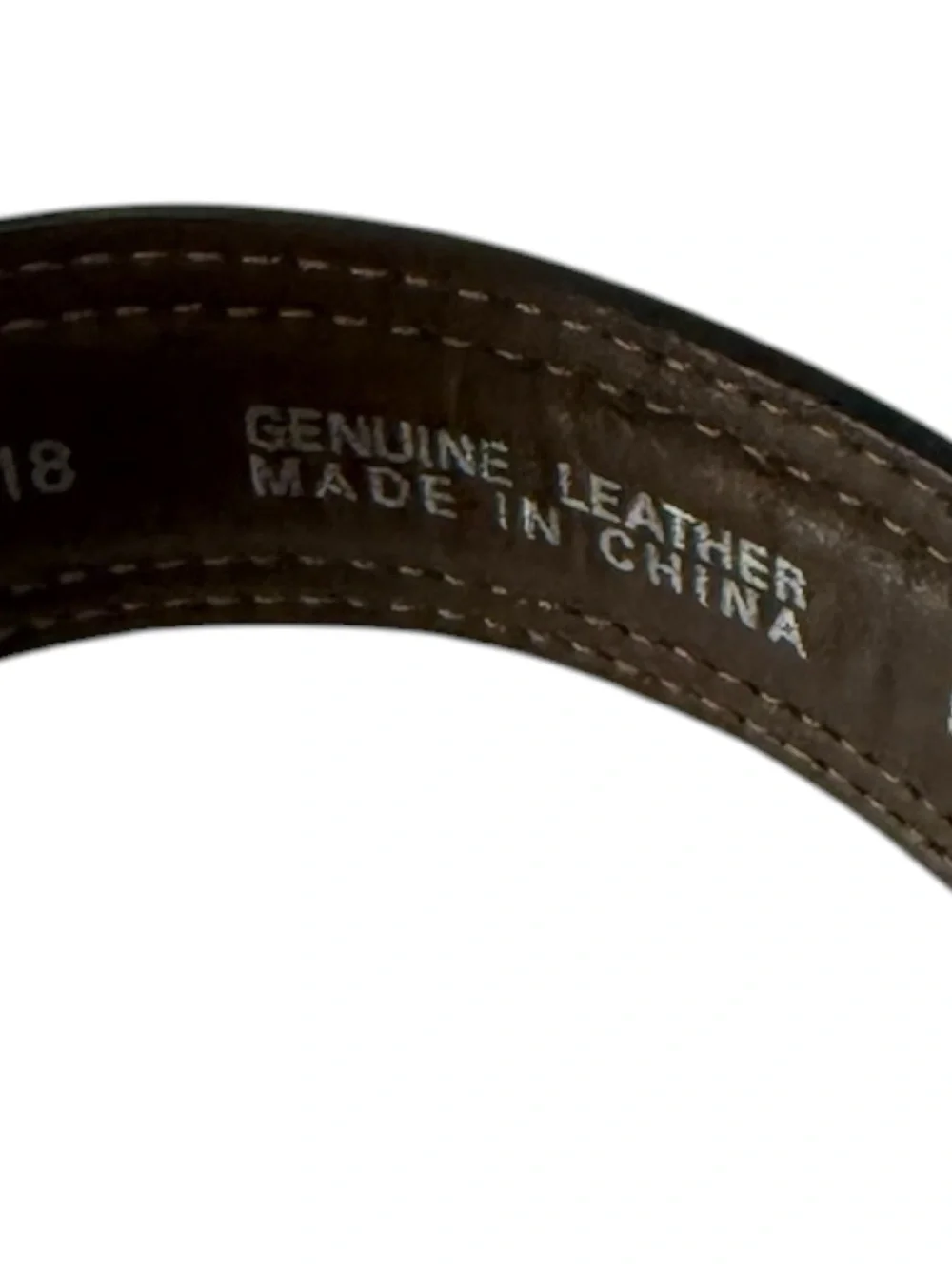 Nocona Boys Brown Camo Genuine Leather Belt Size 18 Western Cowboy NEW